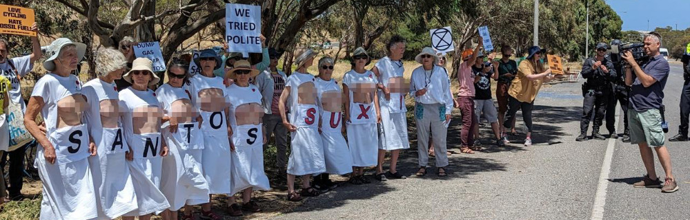 Roadside protest